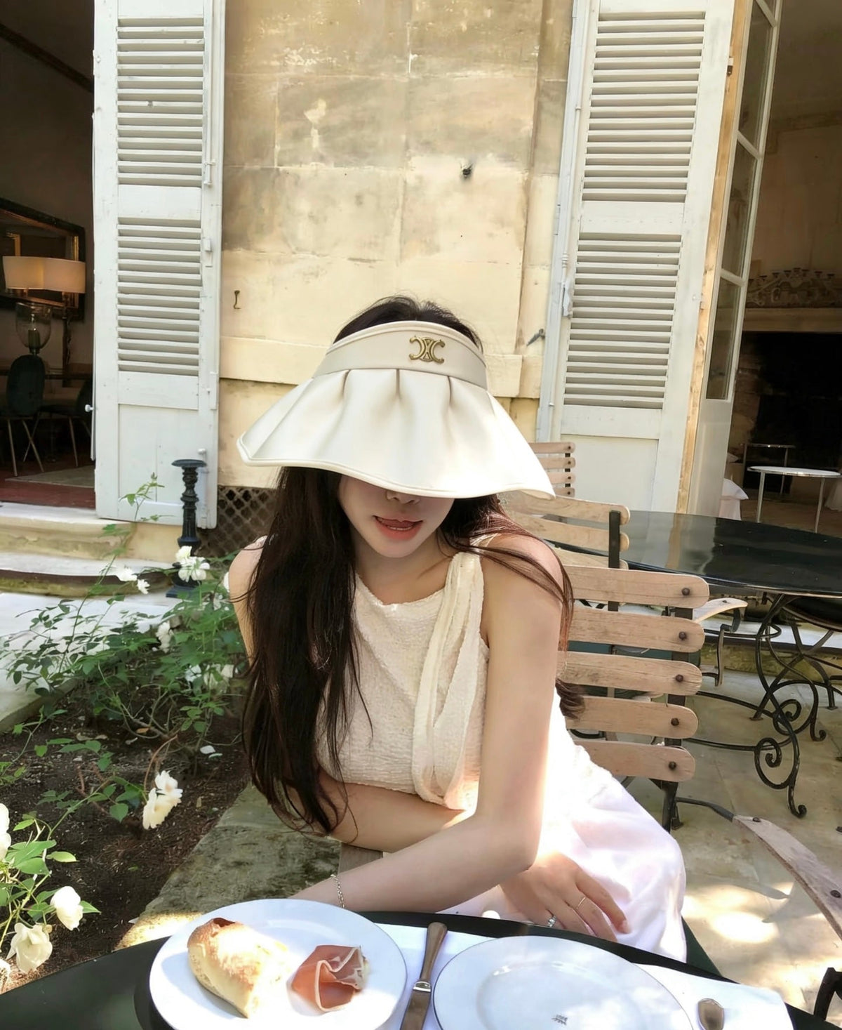 Celine Bucket Hat - Black / White