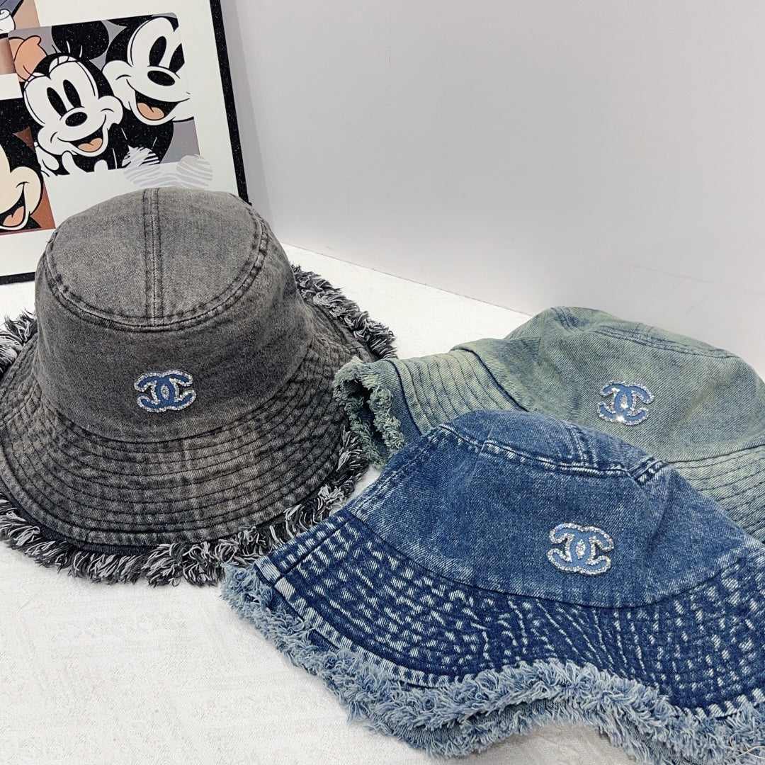 Chanel Denim Bucket Hat