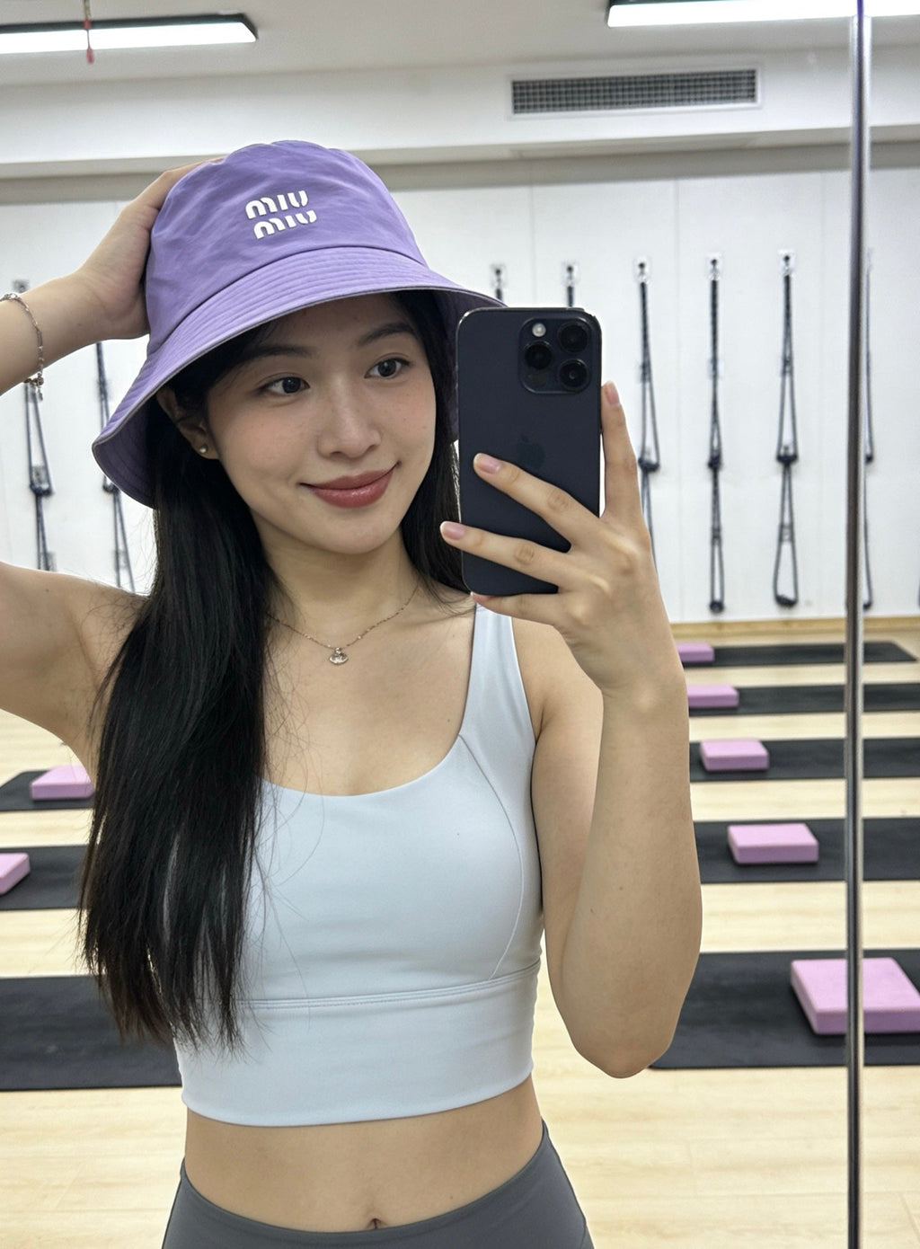 Miu Miu Macaron Color Series Quick-Drying Bucket Hat