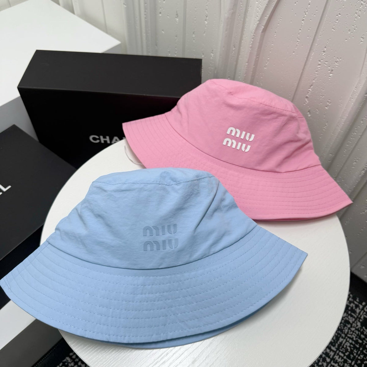 Miu Miu Macaron Color Series Quick-Drying Bucket Hat