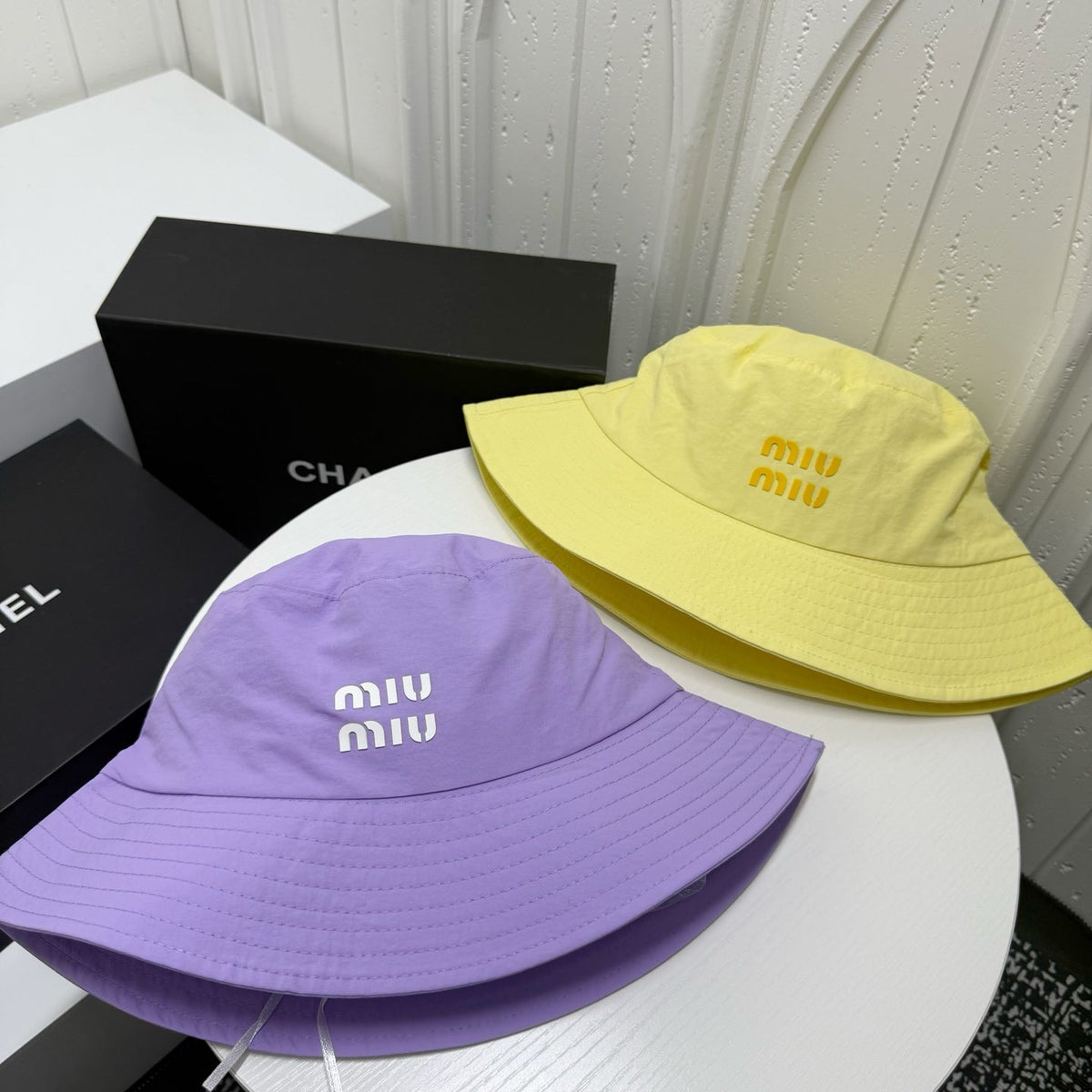 Miu Miu Macaron Color Series Quick-Drying Bucket Hat