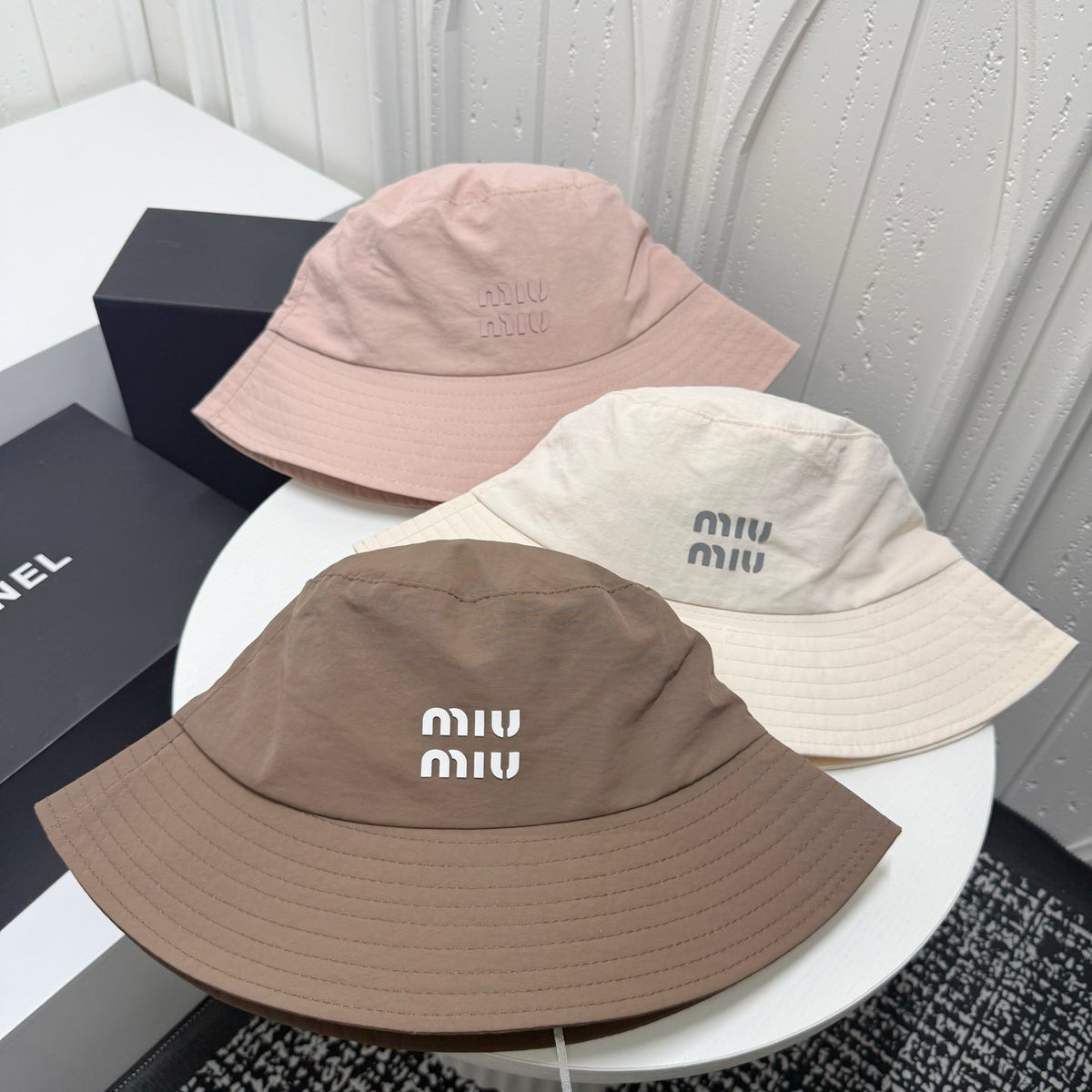 Miu Miu Macaron Color Series Quick-Drying Bucket Hat
