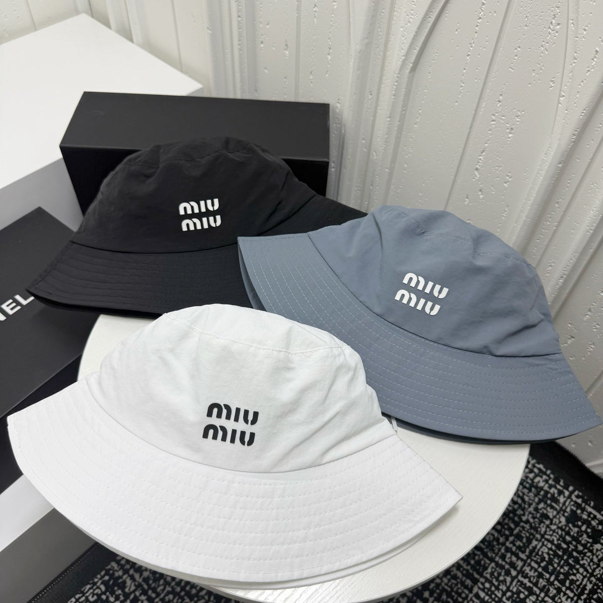 Miu Miu Macaron Color Series Quick-Drying Bucket Hat