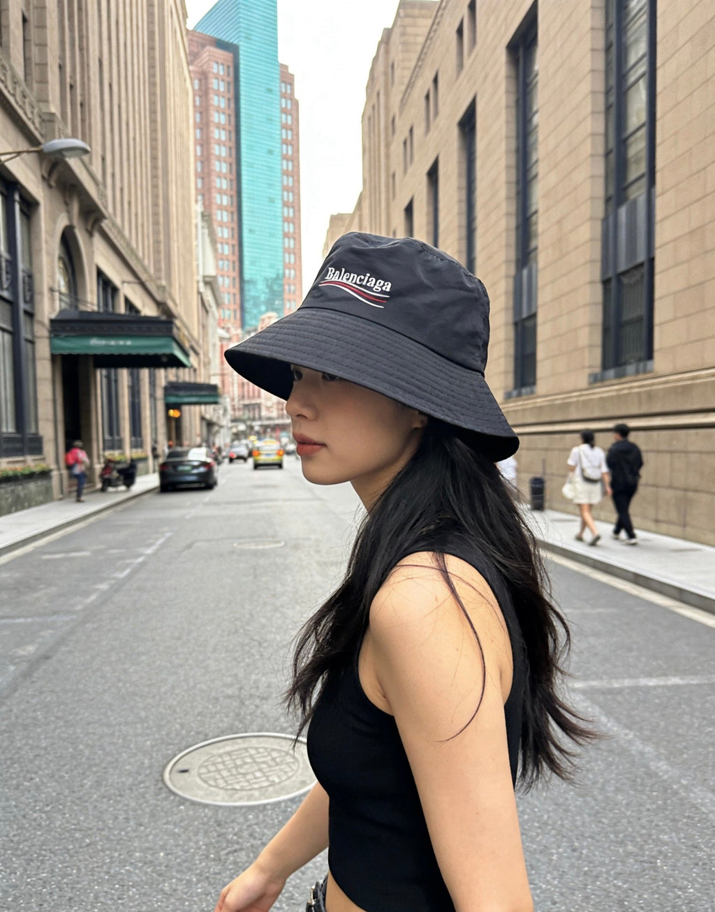 Balenciaga Macaron Color Series Quick-Drying Bucket Hat