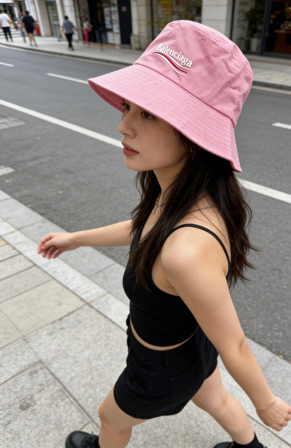 Balenciaga Macaron Color Series Quick-Drying Bucket Hat