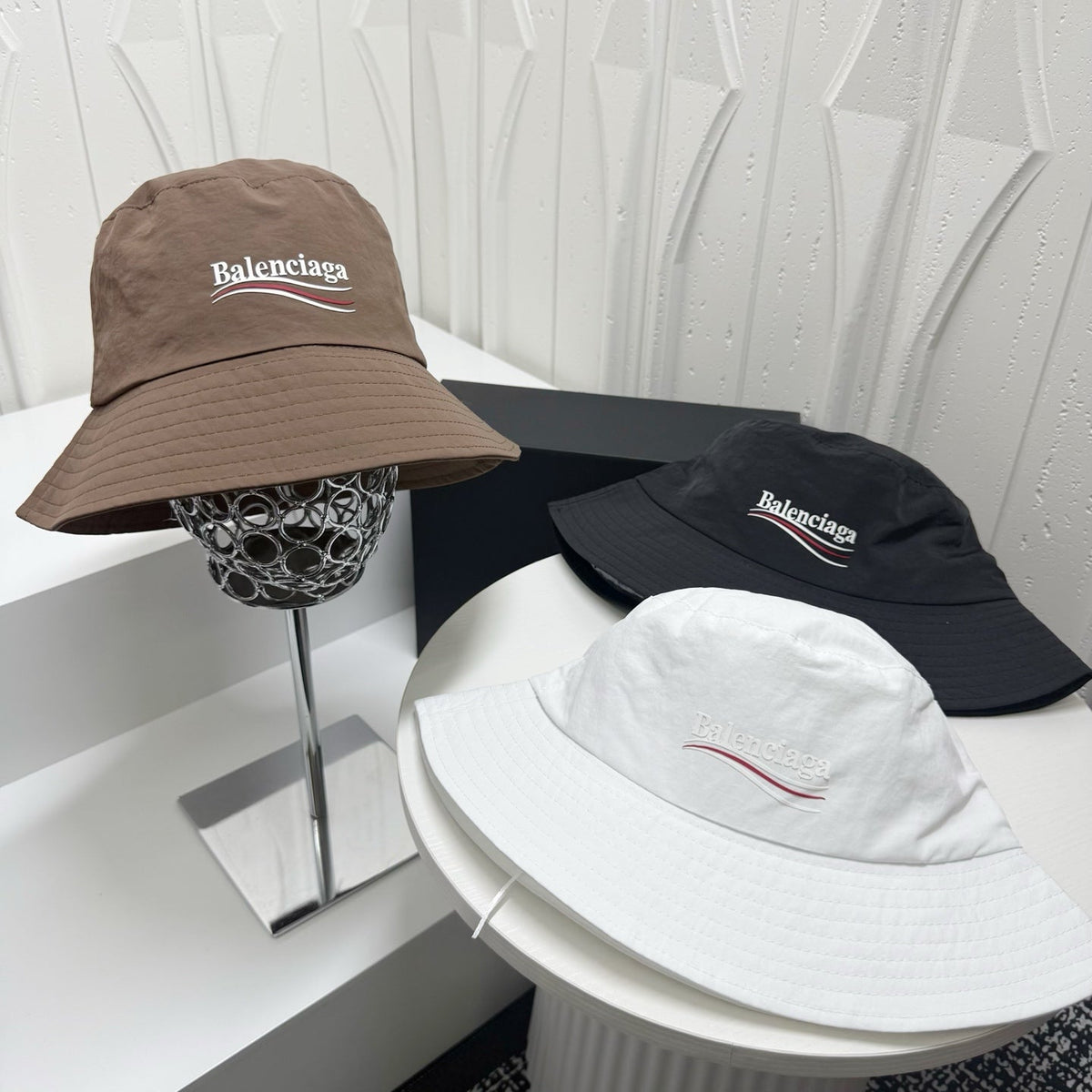 Balenciaga Macaron Color Series Quick-Drying Bucket Hat