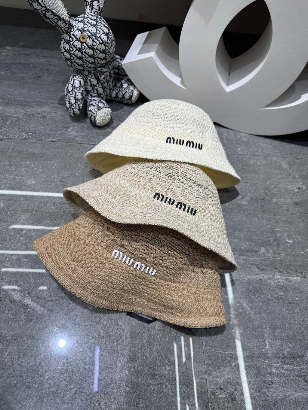 Miu Miu Knitted Bucket Hat
