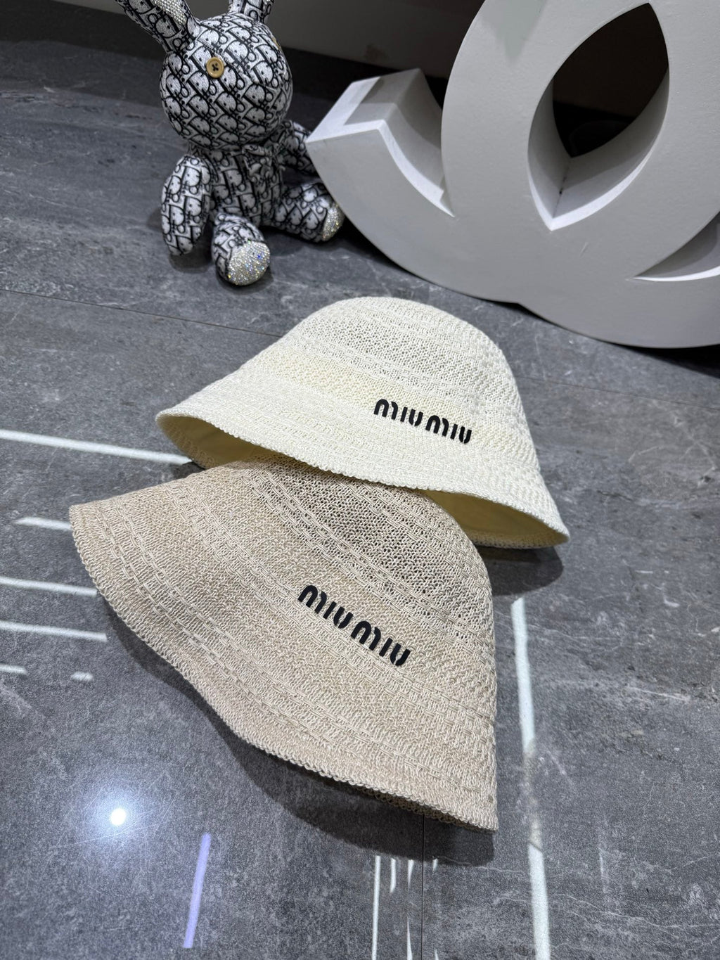 Miu Miu Knitted Bucket Hat