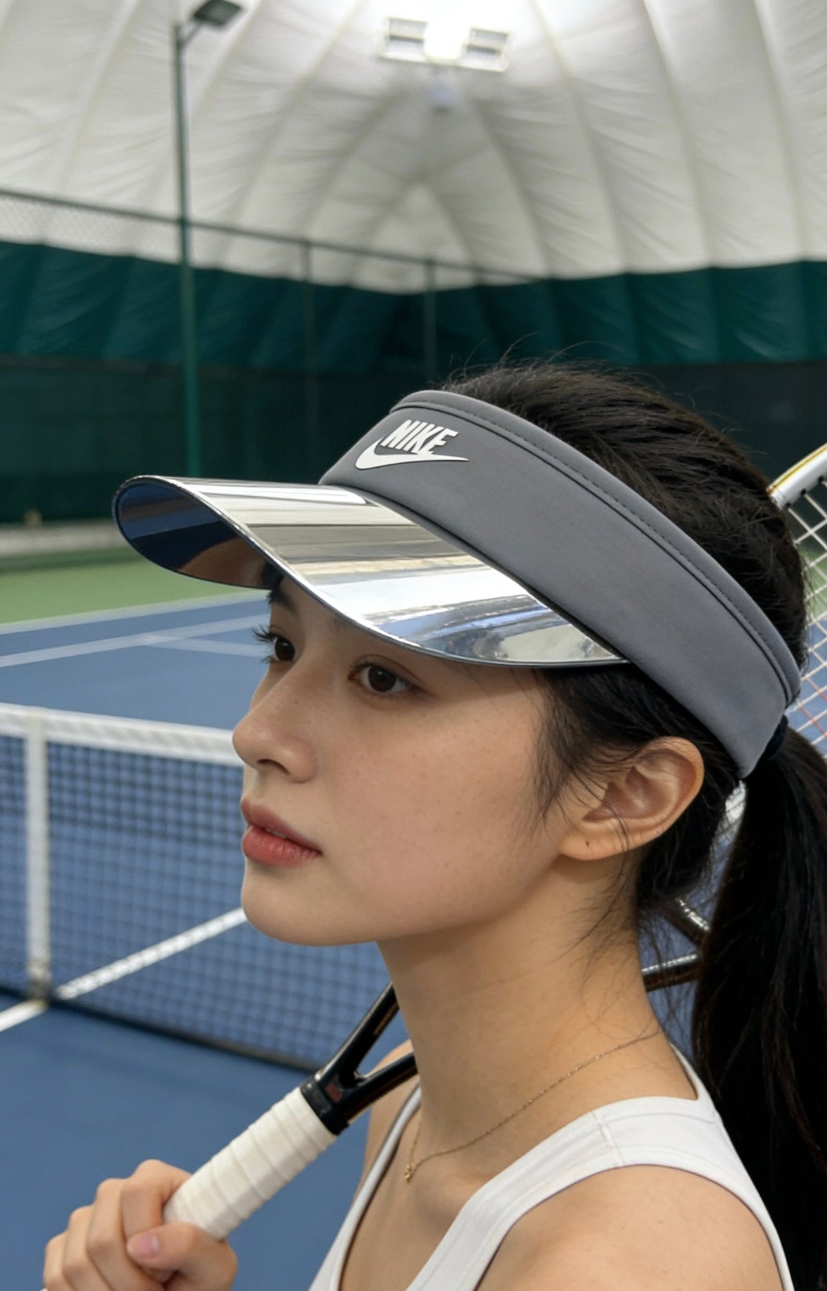 Nike Mirrored-Brim Sun Visor