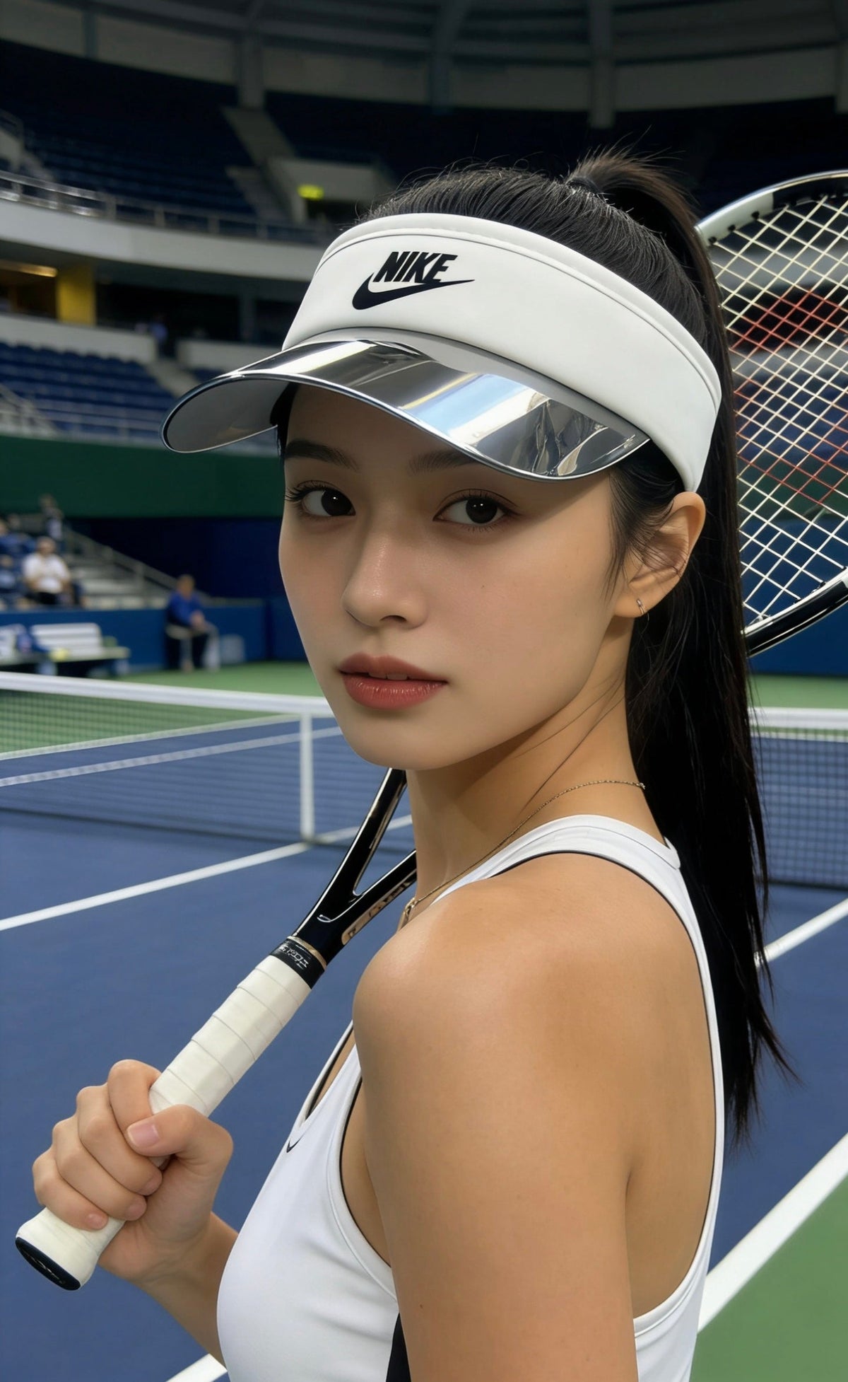 Nike Mirrored-Brim Sun Visor