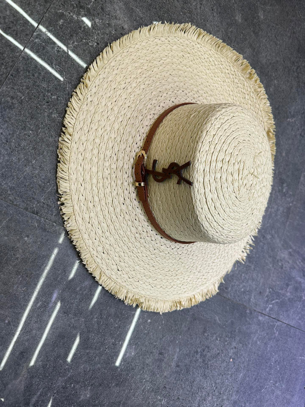 Saint Laurent Handmade Knitted Flat Cap
