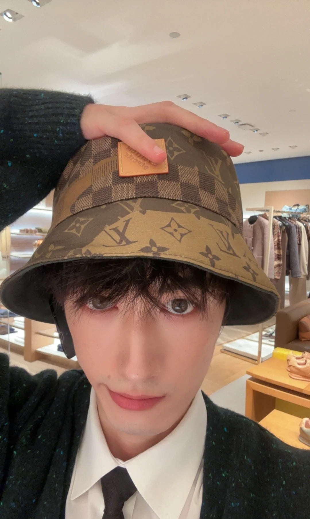 Louis Vuitton Double-Sided Camouflage Bucket Hat