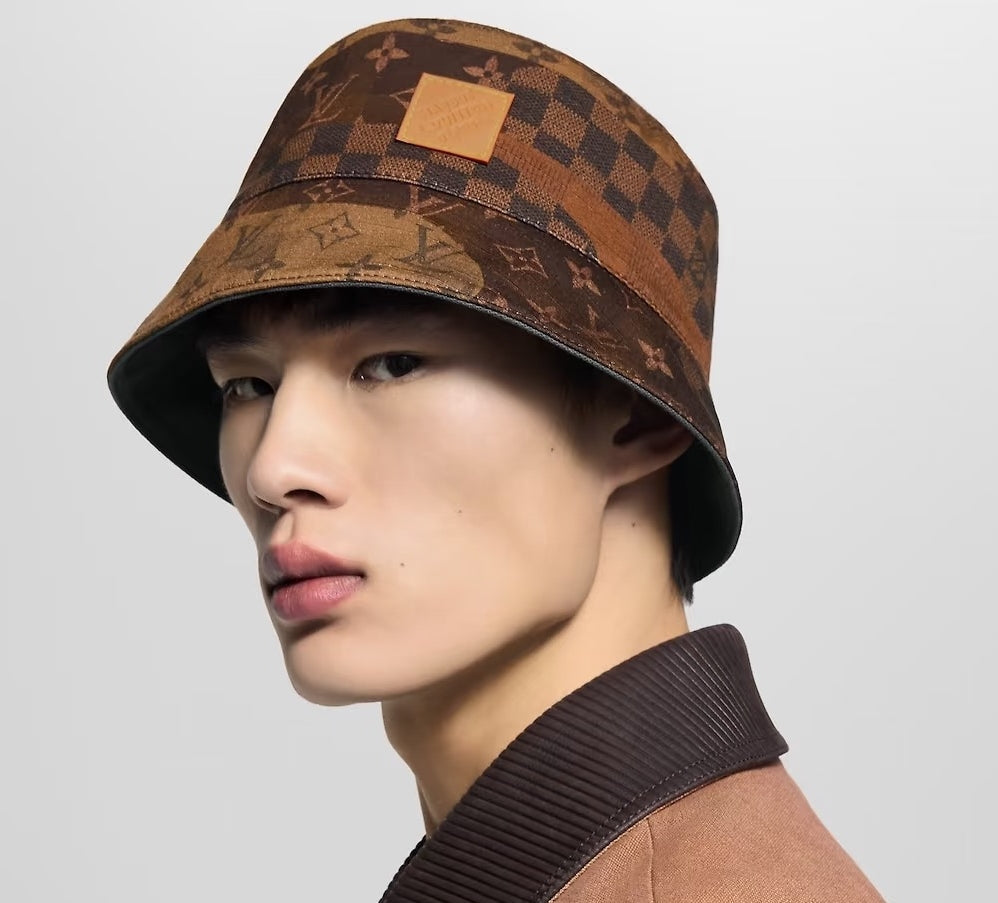 Louis Vuitton Double-Sided Camouflage Bucket Hat