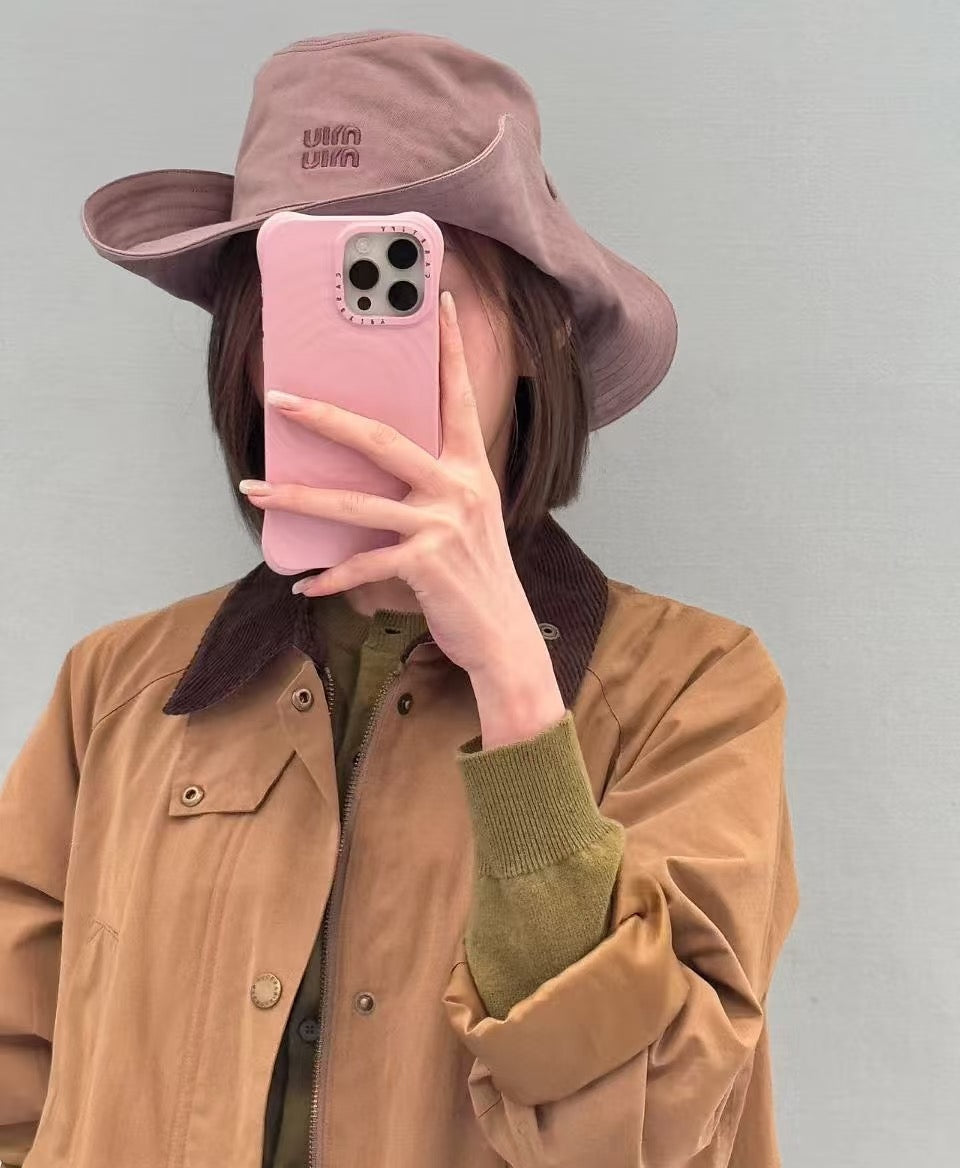 Miu Miu Bucket Hat - Pink / Beige