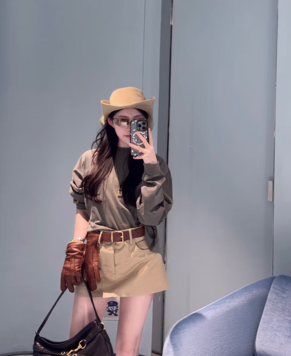 Miu Miu Bucket Hat - Pink / Beige