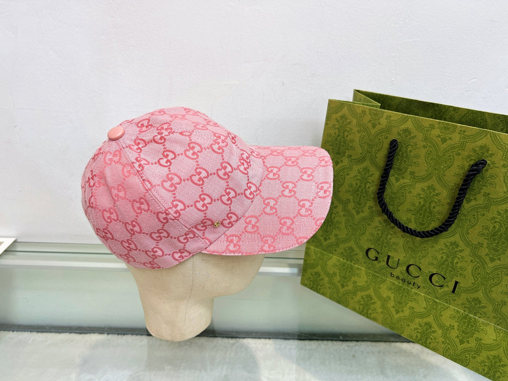 Gucci Baseball Cap - Pink / Blue