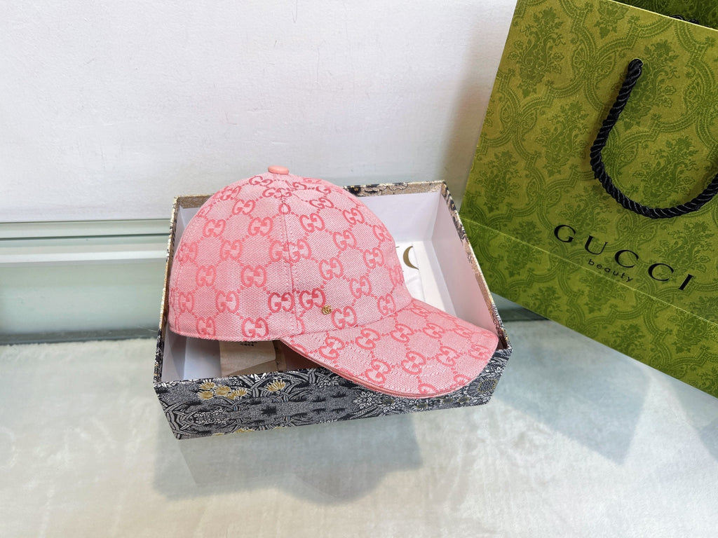 Gucci Baseball Cap - Pink / Blue