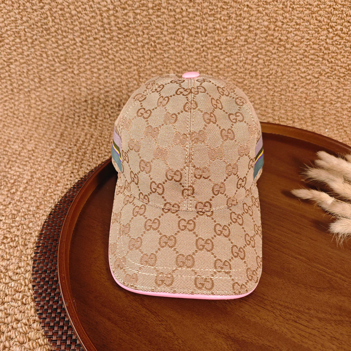 Gucci Champagne Gold Minimalist Baseball Cap