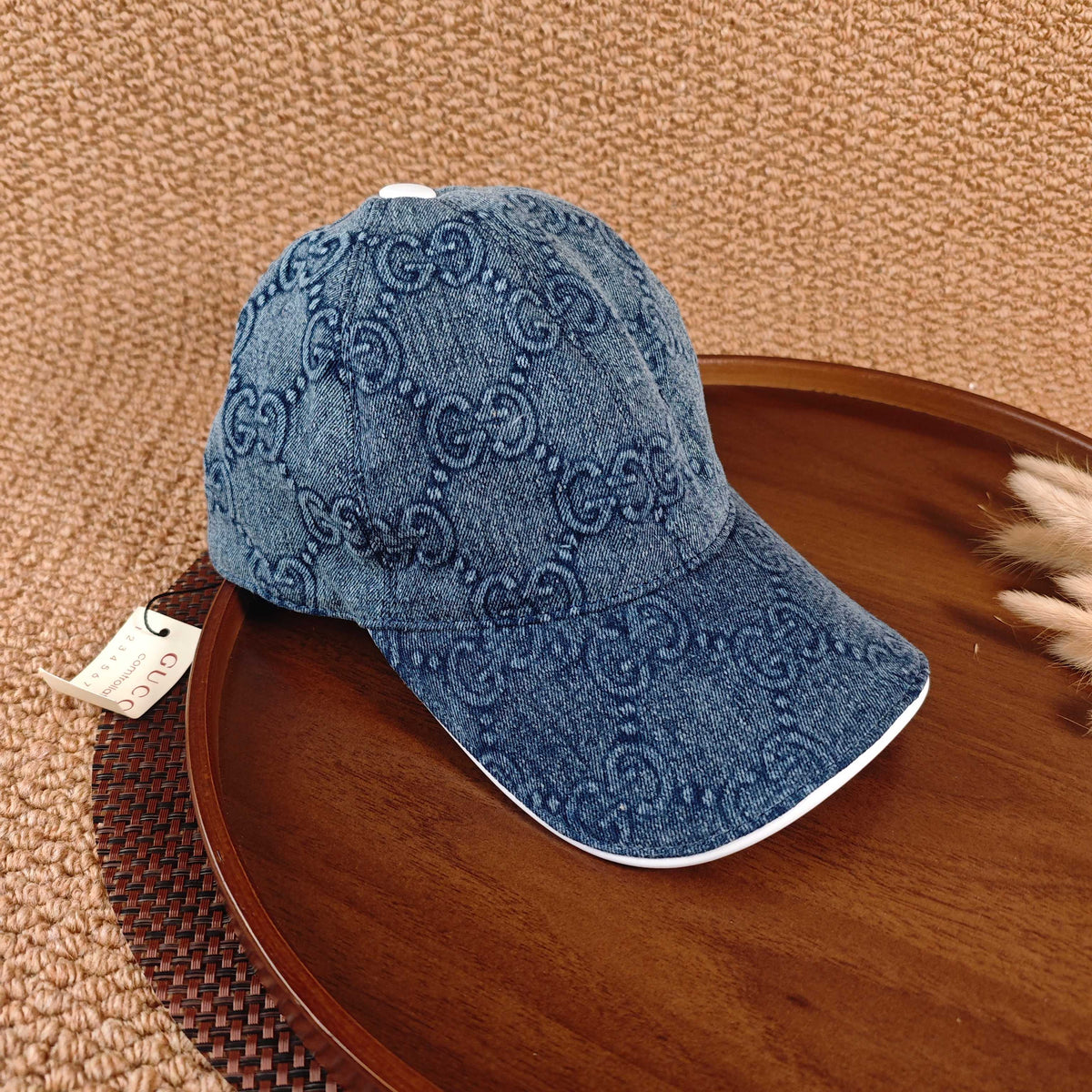Gucci Denim Baseball Cap - Blue