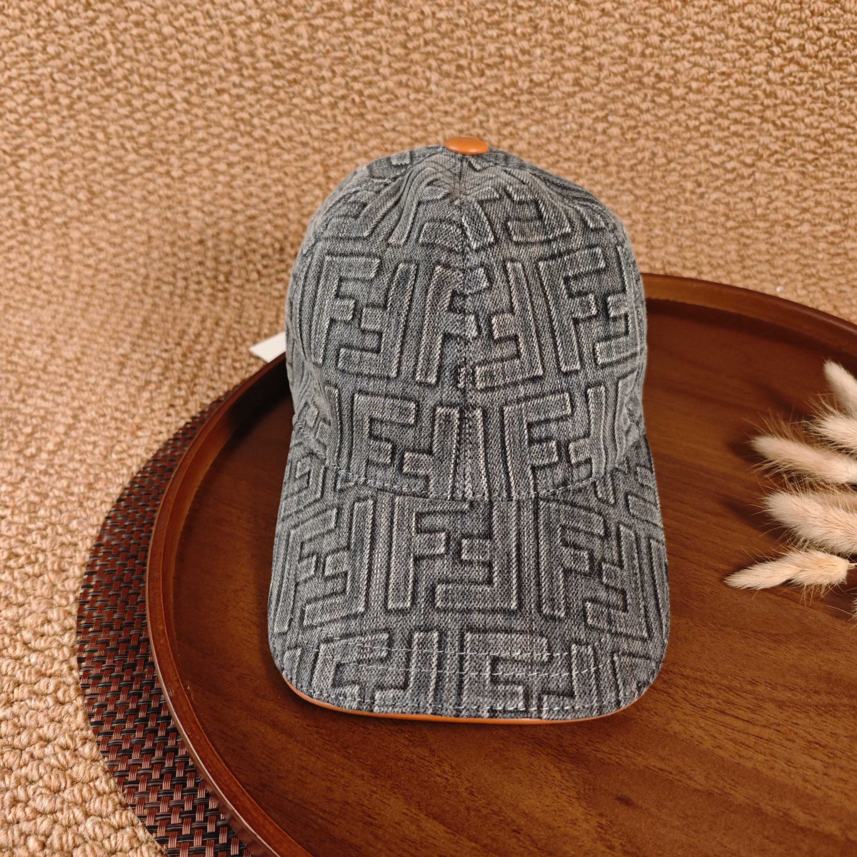 Fendi Baseball Cap - Light Grey