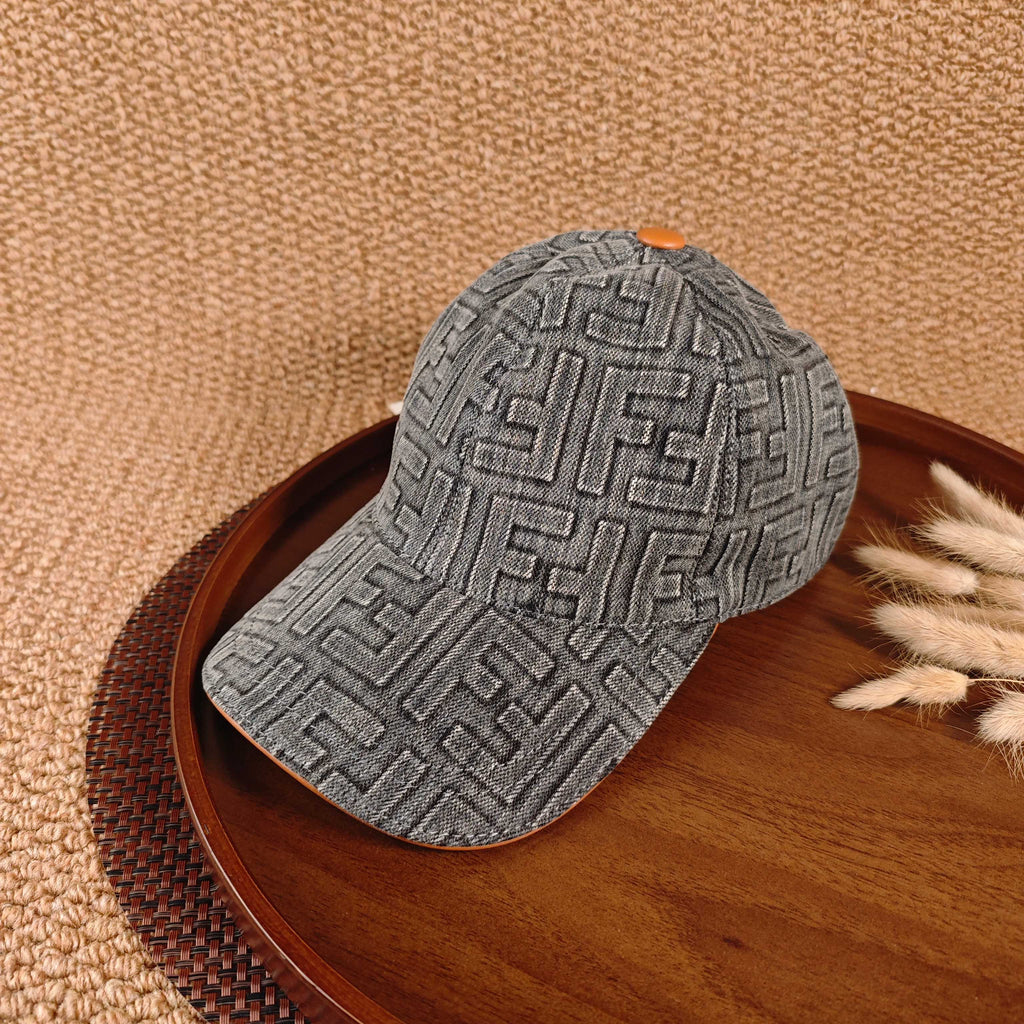 Fendi Baseball Cap - Light Grey