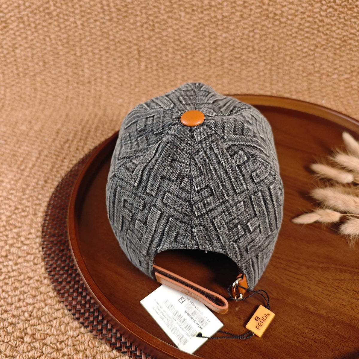 Fendi Baseball Cap - Light Grey