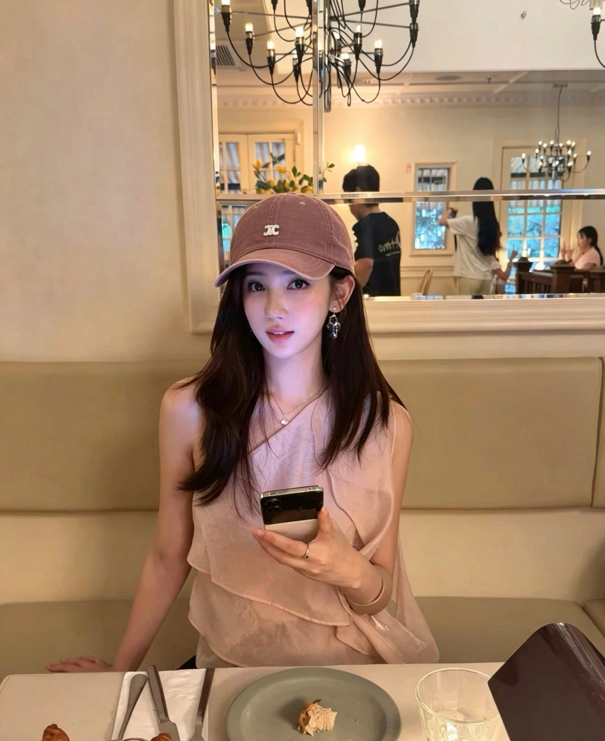 Chanel Vintage Washed Baseball Cap