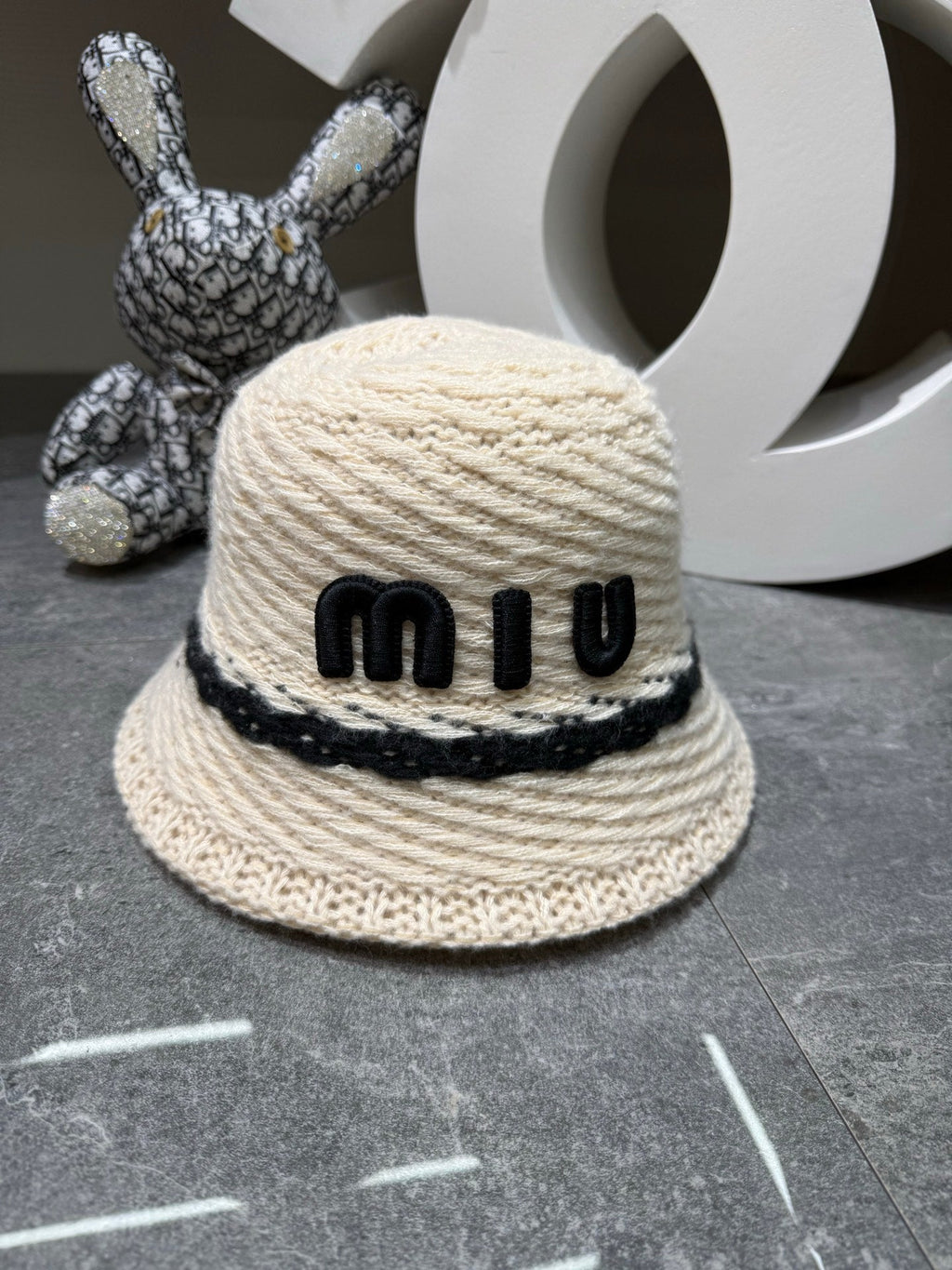 Miu Miu Knitted Bucket Hat