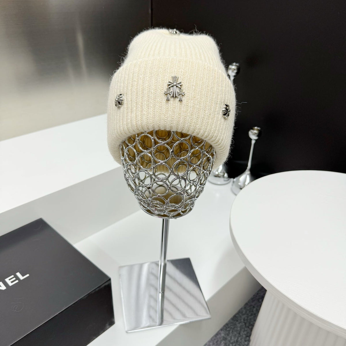 Chrome Hearts Rabbit Fur Beanie
