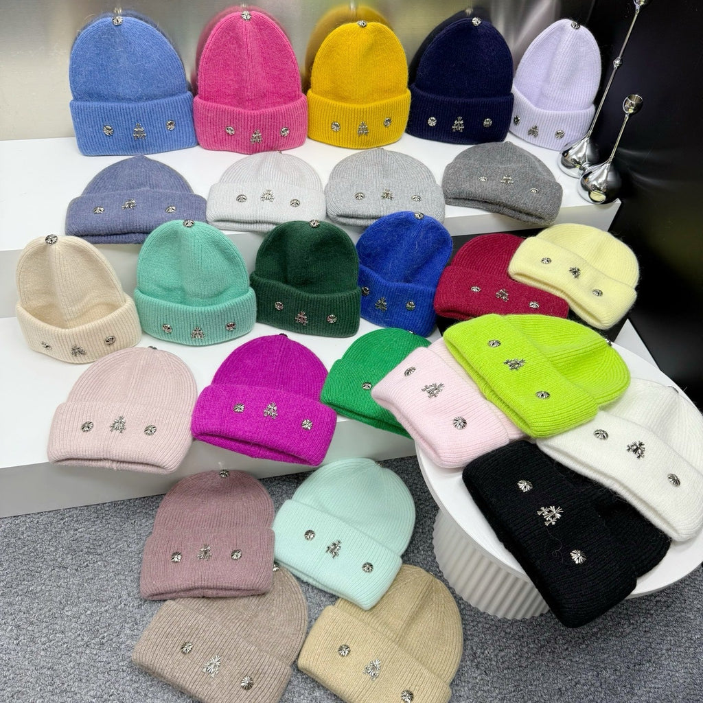 Chrome Hearts Rabbit Fur Beanie