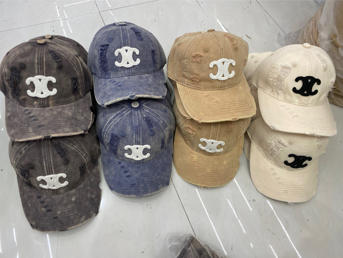 Celine Vintage Washed Baseball Cap
