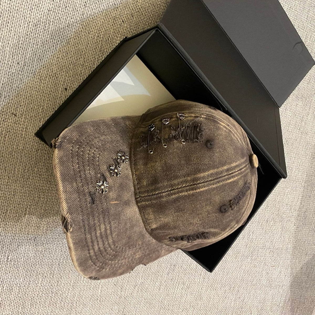 Vintage Washed Distressed Baseball Cap