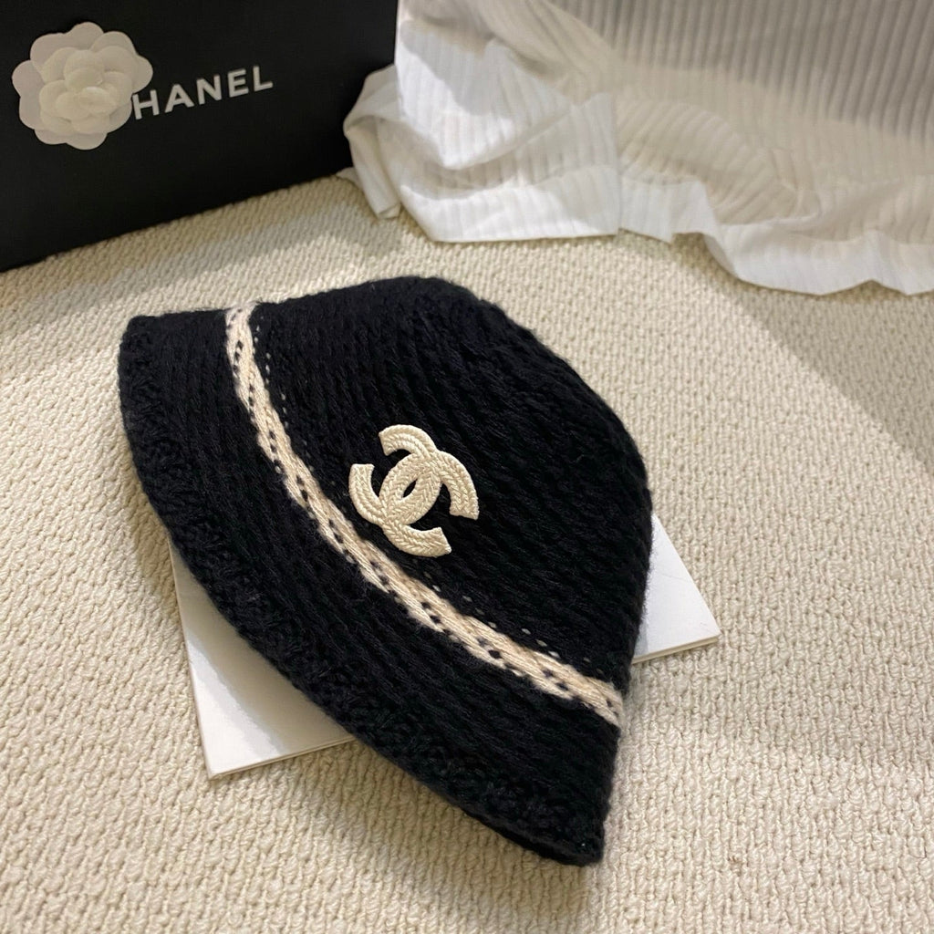 Chanel Knitted Bucket Hat