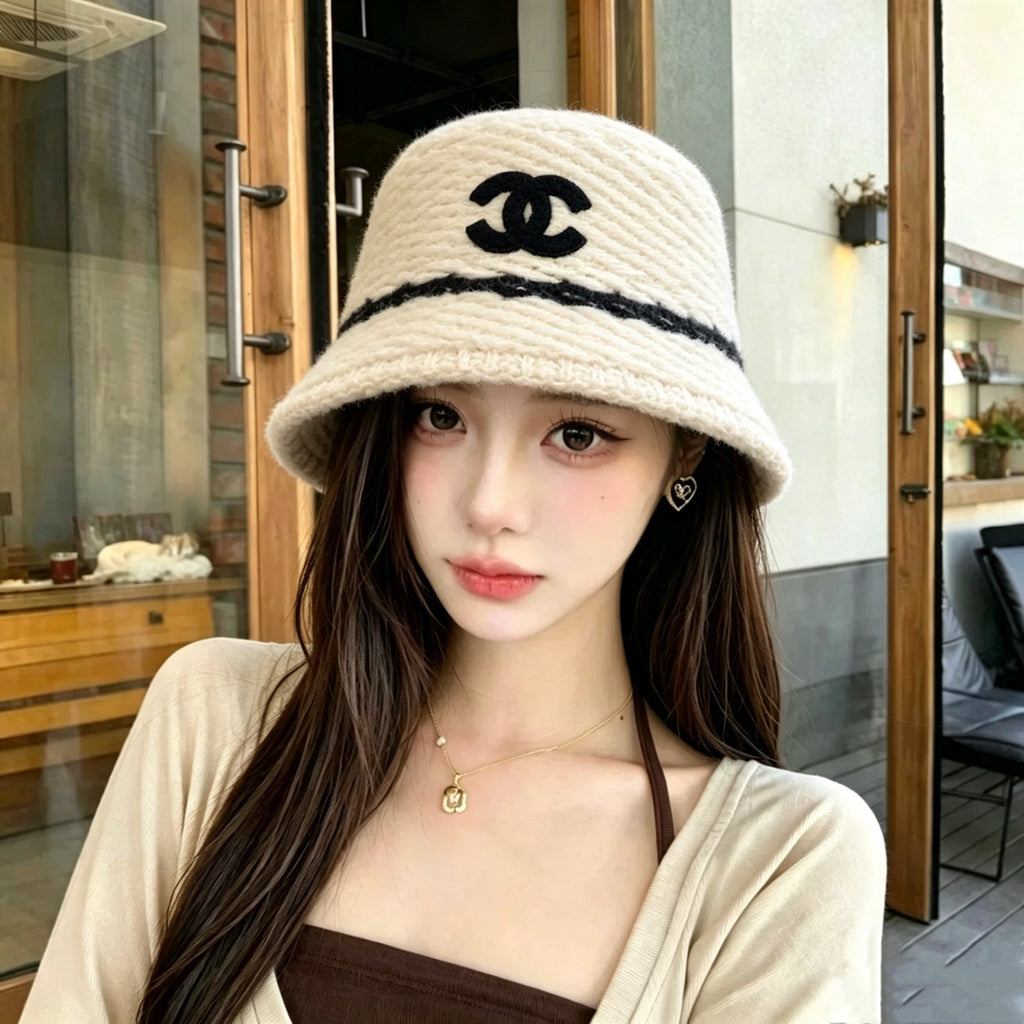 Chanel Knitted Bucket Hat