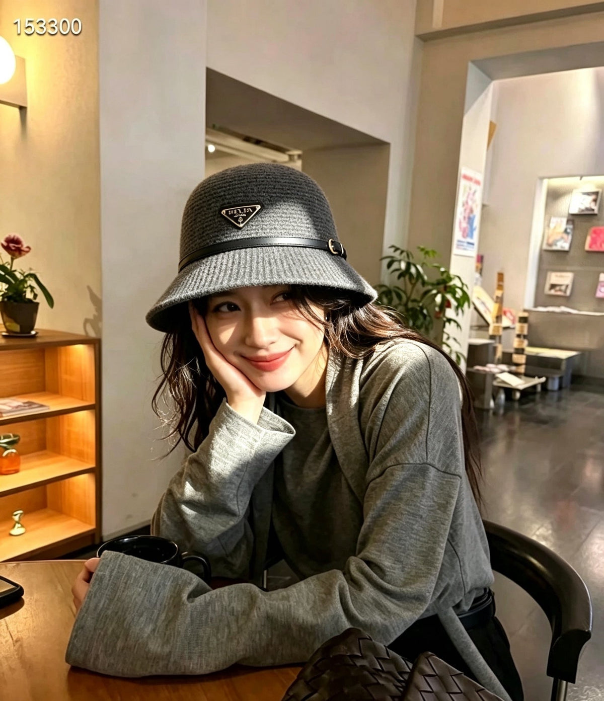 Prada Knitted Bucket Hat