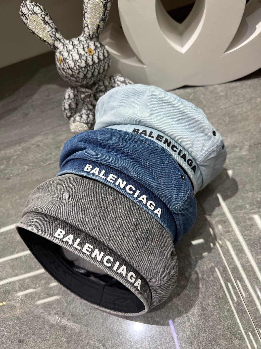 Balenciaga Denim Beret