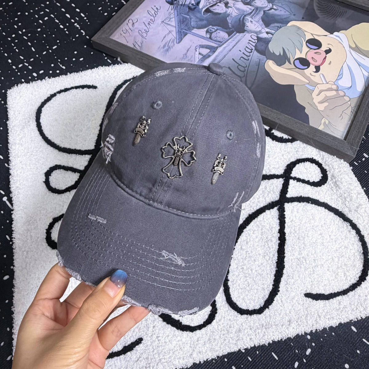 Chrome Hearts Vintage Cross Baseball Cap